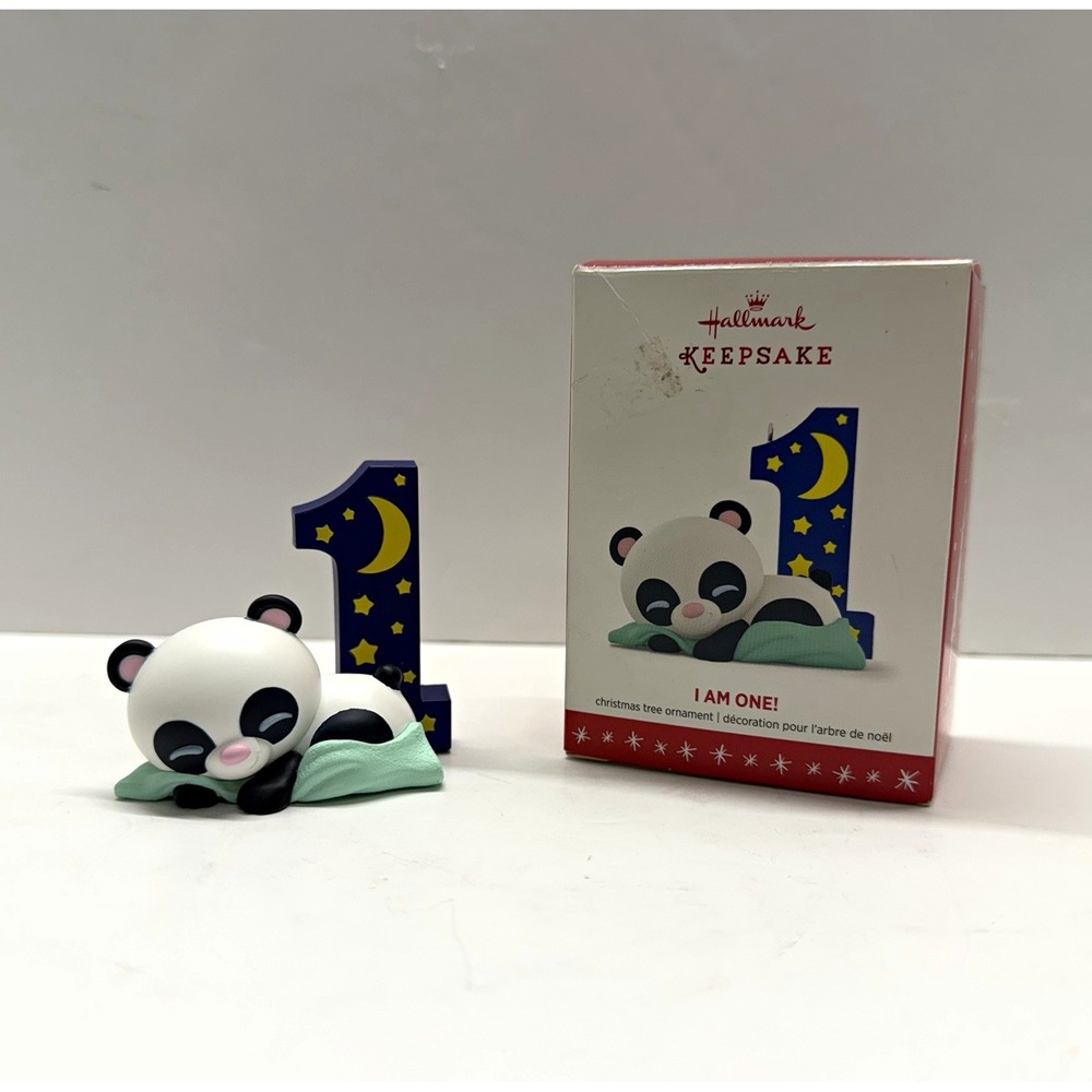 Hallmark Keepsake I Am One! Panda Christmas Ornament 2016 QGO1457